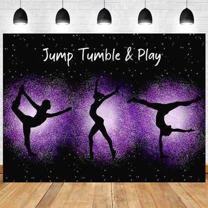 Gymnastics Theme Party Backdrop