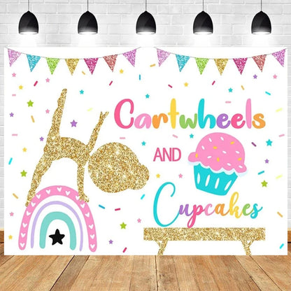 Gymnastics Theme Party Backdrop