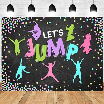 Gymnastics Theme Party Backdrop